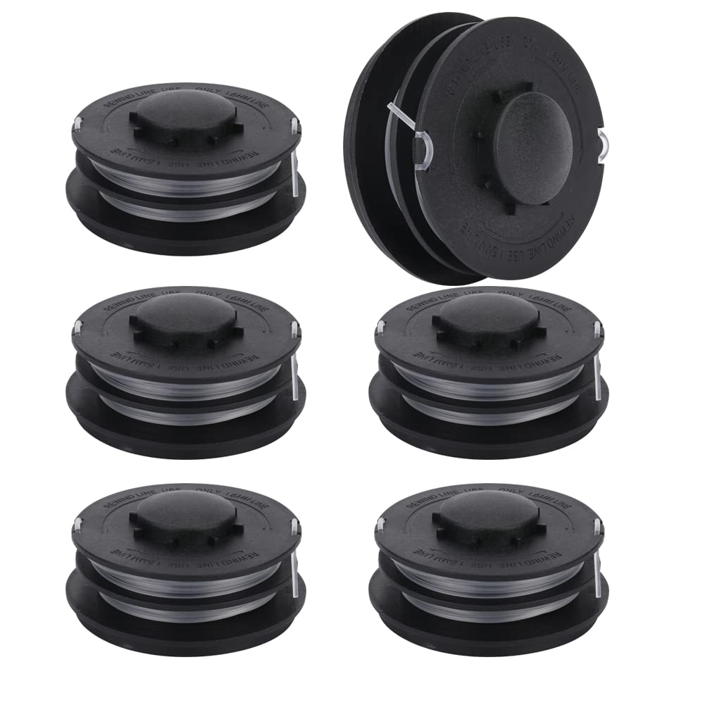 Moritale Spools for Einhell Akku GC-ET 4530 RTV 400 RTV 550 RTV 550/1 Spools Nylon Reflex Brush Cutter (6 Pieces)