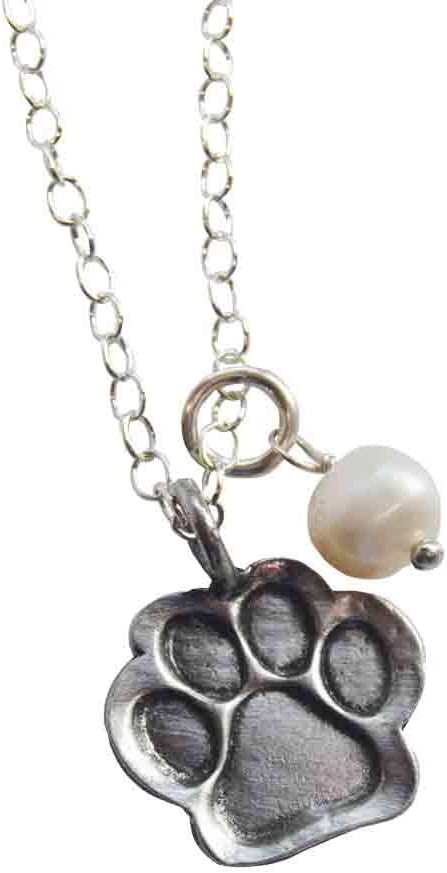 The Vintage Pearl - 18" Charm Necklace - Puppy Love