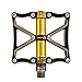 RockBros Advanved 4 Bearings Mountain Bike Pedals Platform Bicycle Flat Alloy Pedals 9/16