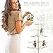 TRIPAR Christmas Tree Ornament & Jewelry Display, Gold Finish (3 Foot Height) - Decorative Wire Stand and Necklace Holder - 5 Tiers of Branches, Perfect for Wrought Iron Trees - Perfect Holiday Gift