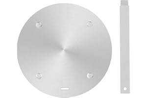 11Inch Heat Diffuser Plates for Gas Electric Stoves, Flygragon Stainless Steel Cooking Induction Adapter Plate for Glass Cook