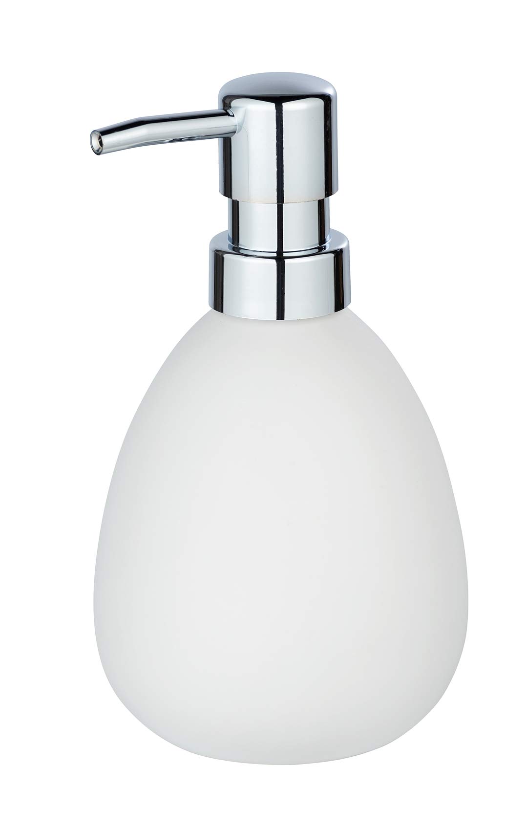 WENKO Polaris soap dispenser matt white ceramic liquid soap dispenser White