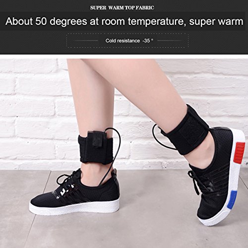 Evaliana Heated Insoles Feet Pads Cut-to-Fit Multiple Sizes Flexible Foot Warmer