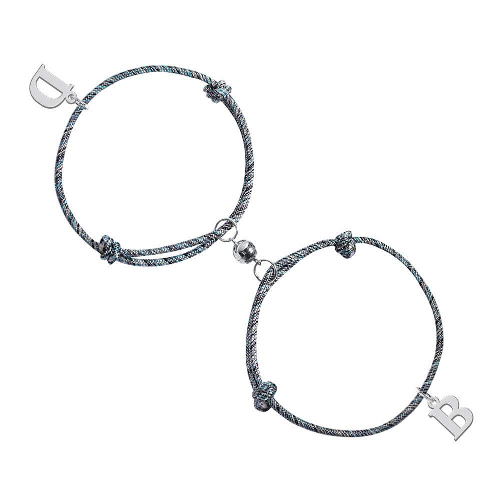 Ever2000 Personalized Magnetic Couples Bracelets His And Her