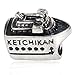 Ketchikan Alaska Ship Charm 925 Sterling Silver Boat Charm Travel Charm Vacation Charm for Charm Bracelet (B)