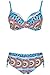 Abary 2-Piece Floral Printing Bathing Suit Bright Sexy Women Bikini Set