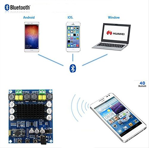 AOSHIKE 100WX2 TPA3116 CSR8635 4.0 Bluetooth Amplifier Digital Audio Board TPA3116D2 Amplificador Dual Channel Audio Amps moudle