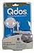 Qdos Adhesive Double Door Cabinet Lock - Easy One Handed Operation - Patented ZeroPinch Design - Only Fits Standard Framed Cabinets and Furniture - Baby Proofing Doesn't Have to be Ugly | White