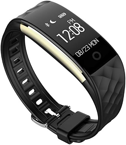 Noyazu S2 Fitness Tracker Smart Bracelet Bluetooth 4.0 Activity Tracker Heart Rate Sleep Monitor OLED Waterproof Pedometer Calorie Counter Wristband for Android IOS Black