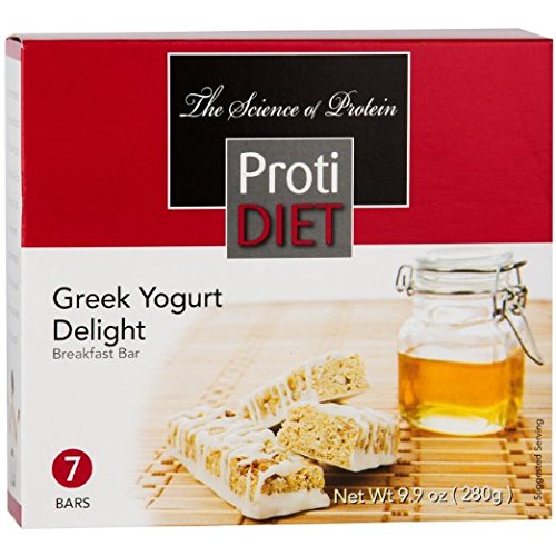ProtiDiet Protein Bar - Greek Yogurt Delight (7/Box)