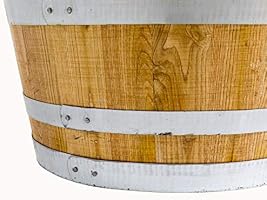 Temesso Depósito para Agua de Lluvia con Tapa, Barril de Madera ...