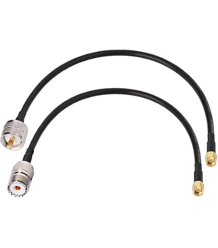 Handheld To SO-239 Cable SMA Female To UHF PL-259 Connector 20 INCHES