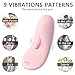 Clitoral Vibrators, Xocity, Mini Wearable Vibrator with 10m Remote Control, Love Egg for Clitoris Nipple Prostate Vagina Stimulation, Silicone Vibrator for Women Men Couples with 9 Patterns