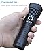 TATTU U3 UV Flashlight Rechargeable 395nm Black Light Torch Blacklight 10W Ultraviolet LED Lamp with Micro USB Charging Cable
