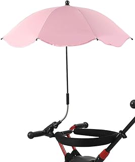 Kinderwagen Sonnenschirm Regenschirm, LeeMon Sommer Sonnencreme Regenschutz Tragbar Regenschirm Regenzeit Outdoors Baby Regenfest Winddicht Schatten Kleiner Regenschirm
