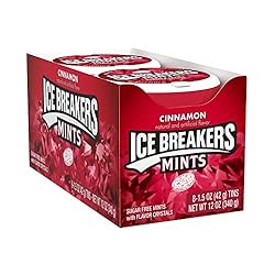 ICE BREAKERS Cinnamon With Cooling Crystals, Sugar