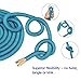 Greenbest 2016 New 50' Expanding, Ultimate Expandable Garden Hose, Solid Brass Connector Fittings, Blue