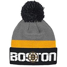 Boston Bruins Cuffed Pom Knit Toque