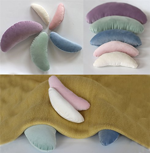 M&G House Newborn Photography Props | 5 Piece Baby Posing Pillow | Pre-Filled Props for Baby Pictures | Baby Shower Gift for Boy or Girl | Infant Pillow Prop