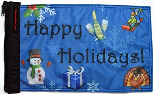 Forever Wave Happy Holidays Flag