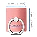 4Pcs Easy Grip Universal Smartphone Aluminum Ring Phone Holder Finger Loop Detachable Mobile Stand Holder (Silver, Black, Gold, Rose Gold)