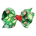 Baby Hair Clips Bowknot Grosgrain Ribbon Hair Bows Girl's Hair Clip for Babies Christmas 8x4CM Pack of 8