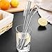 Stainless Steel Straws Set of 8, Alotpower Ultra Long 10.5'' Drinking Metal Straws for 20 30oz Stainless Tumblers Rumblers Cold Beverage