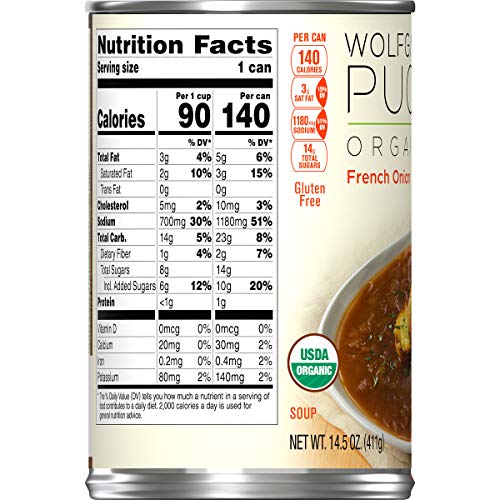 Wolfgang Puck Organic French Onion Soup, 14.5 oz. Can (Pack of 12