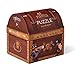 Crocodile Creek Pirate's Treasure Double Fun Jigsaw Puzzle in Treasure Trunk Shaped Box (48 Piece)