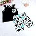 FEITONG 1Set Newborn Toddler Baby Infant Boys Girls Outfit Vest Tops+Shorts Clothes (Age:18-24M, Black)