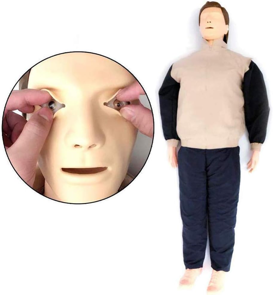 ZBYL Cardiopulmonary Resuscitation Simulator Full Body CPR Manikin for First Aid Demo Teaching Training
