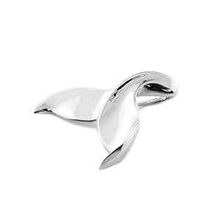 Claddagh Gold 925 Sterling Silver Fluke Charm Whale