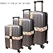 Gutsdoor Adjustable Travel Luggage Straps Suitcase Belt Travel Bag Accessories 1.96 in W x 6.4 ft L (2 Pack)