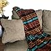 Longrich Lodge Printed Flannel Throw Blanket, Brown
