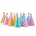 12PCS Party Hats, Lovely Paper Cone Birthday Party Hats for Children, Fun Birthday Jamboree Party Hats