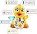 Super Interactive LED Light Up Quacking Duck Toy with Volume Control & Bump Sensors | Walking Musical Sound Toy for Toddlers and Babies | Great Baby Educational Toys | Heavy Duty & Cute Design