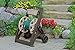 Suncast Hosemobile Portable Garden Hose Reel Cart with Wheels, Crank Handle, and Storage Tray for Gardening Accessories, 225' Hose Capacity, Mocha