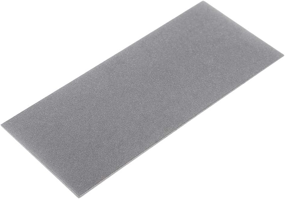 80-3000 Grit Rectangle Diamond Knife Set Thin Grinding Polishing Sharpening Stone Whetstone(320 Grit), Silver
