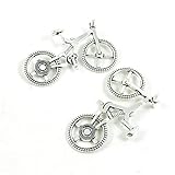5 Pieces Antique Silver Tone Jewelry Making Charms Pendant Findings Craft Supplies Bulk Lots Arts N1TS4 Bike Bicycle