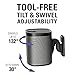 Sanus Wireless Speaker Wall Mounts for Sonos Play:1 & Play:3 - Tool Free Tilt & Swivel Adjustments for Best Audio - Pair (Black) - WSWM2-B1