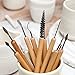 Caydo 38 Pieces Wooden Pottery Tools for Clay, Sculpting Clay Tool Set, Modeling Clay Tools Kit