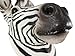 World Of Wonders African Zebra Head Mount Wall Statue Mini-Bust 9.25 in.
