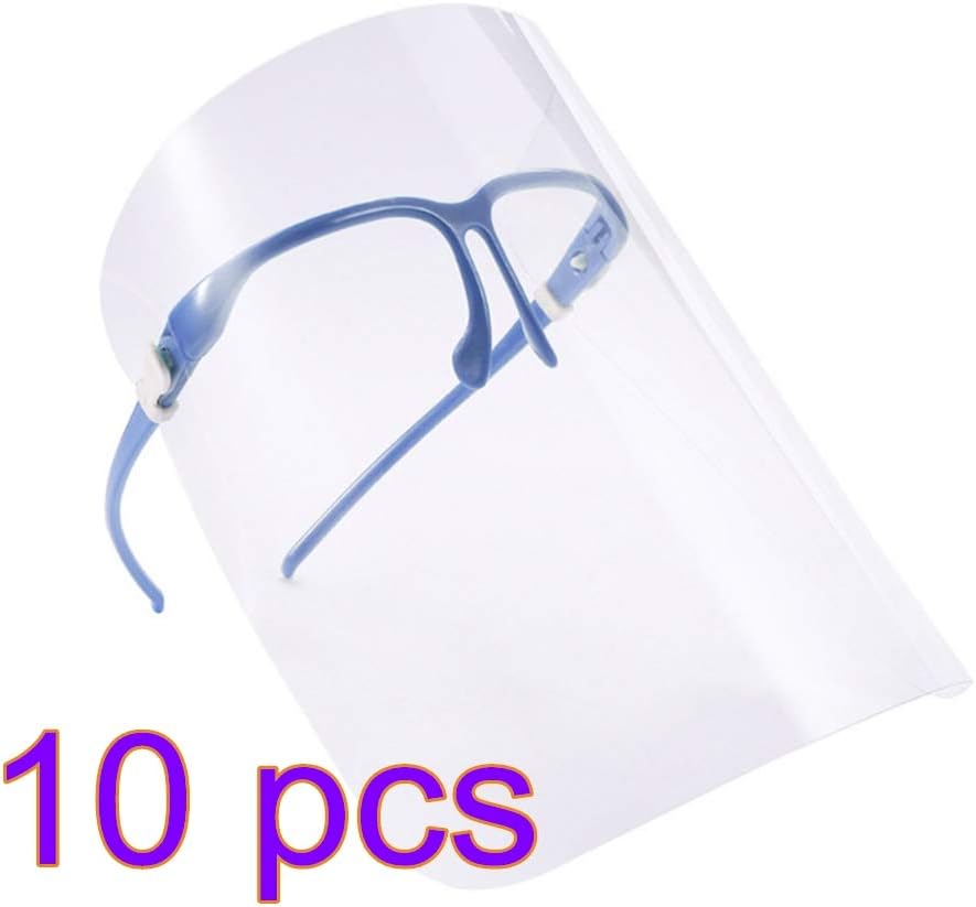 Anti Splash Protective Face Shield, Anti-Fog Anti-Oil Full Face Protect Shield with Clear Film