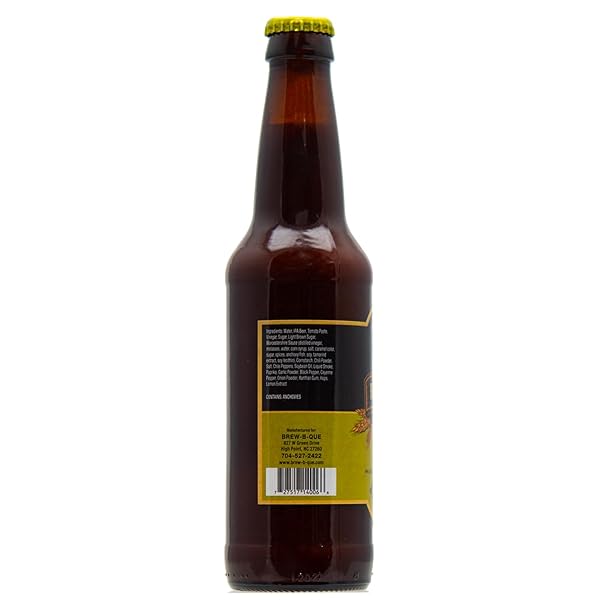 BREW-B-QUE IPA BARBECUE SAUCE | PERFECT FOR GRILLING | CONDIMENT FOR CHICKEN, RIBS, VEGGIES | BOLD & TANGY FLAVOR | 12 FL OZ