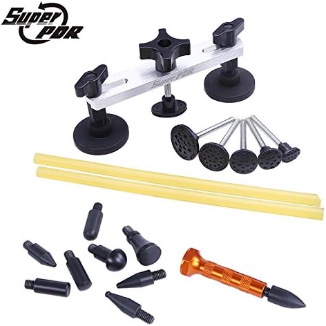 Daphot Store - Paintless Dent Repair Tools kit Pulling bridge glue sticks tool set with 9 head tap down pen Dent Removal hand tools
