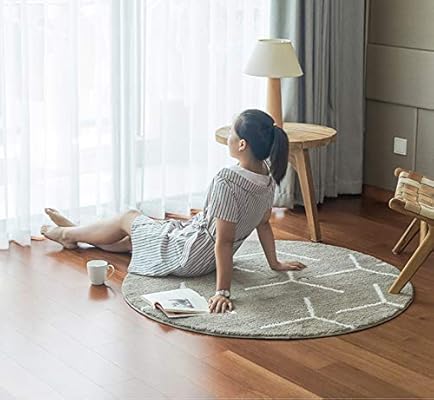 Round Carpet Bedroom Nordic Cute Bedside Living Room Ikea With