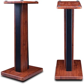 floor speaker stands wood