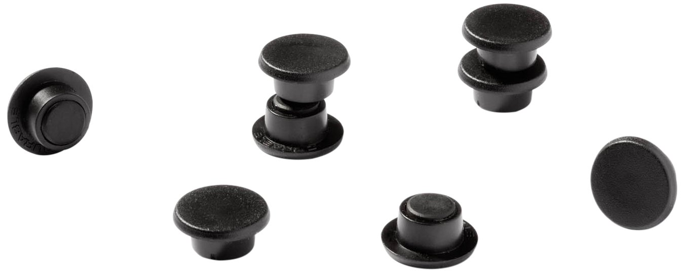 Durable 475101 Magnets in Industrial Packaging 15 mm 75 p - Black (Pack of 20)