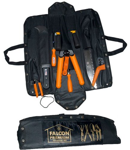 Falcon FGT-1200 12-Piece Steel Garden Tool Set (Multicolor)