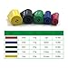 9 inch Resistance Loops with Carry Bay and Instruction Guide, Set of 5 Exercise Bands Heavy Duty for Working Out, Home Fitness